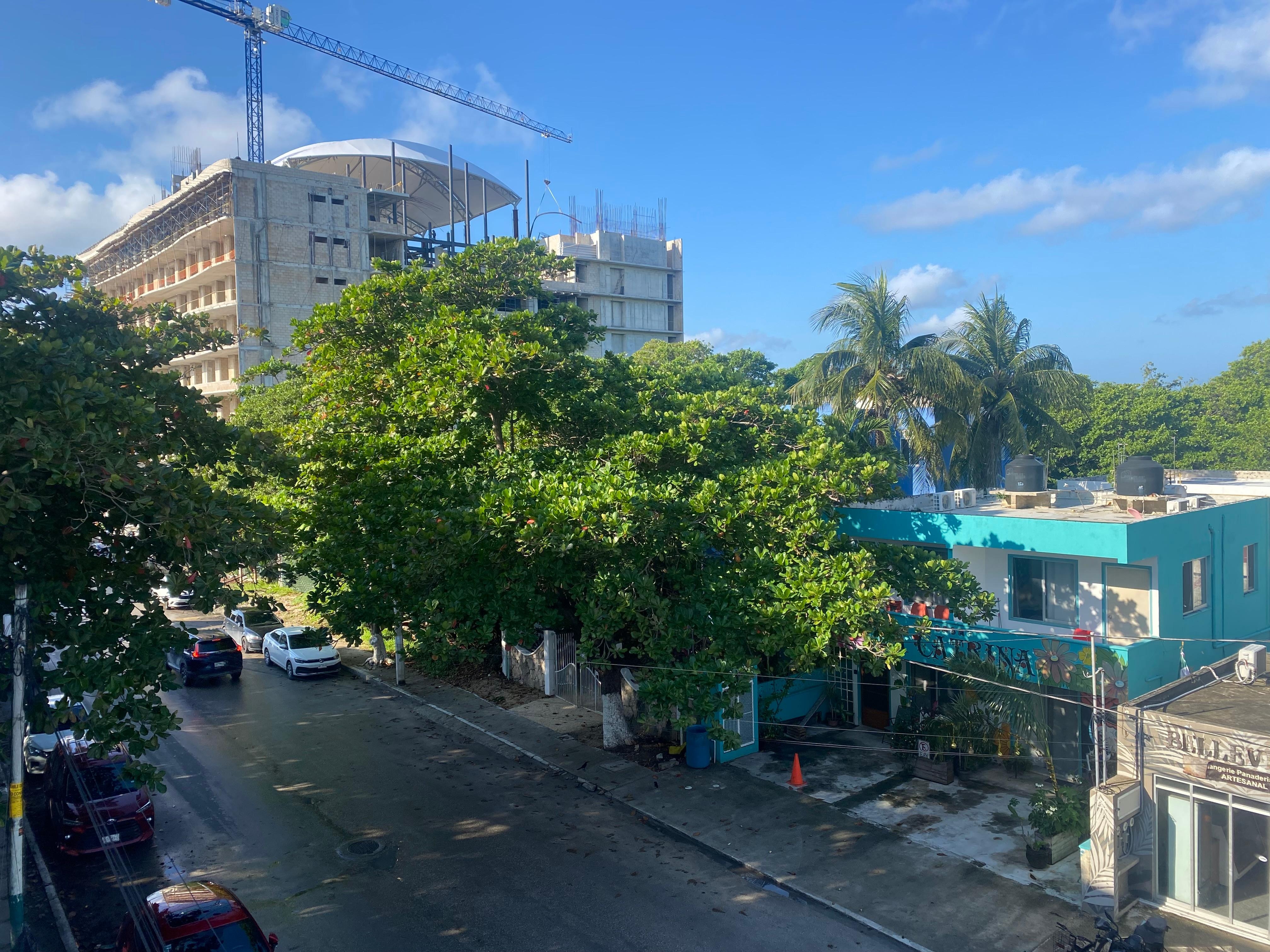 View from balcony 204 towards centre 