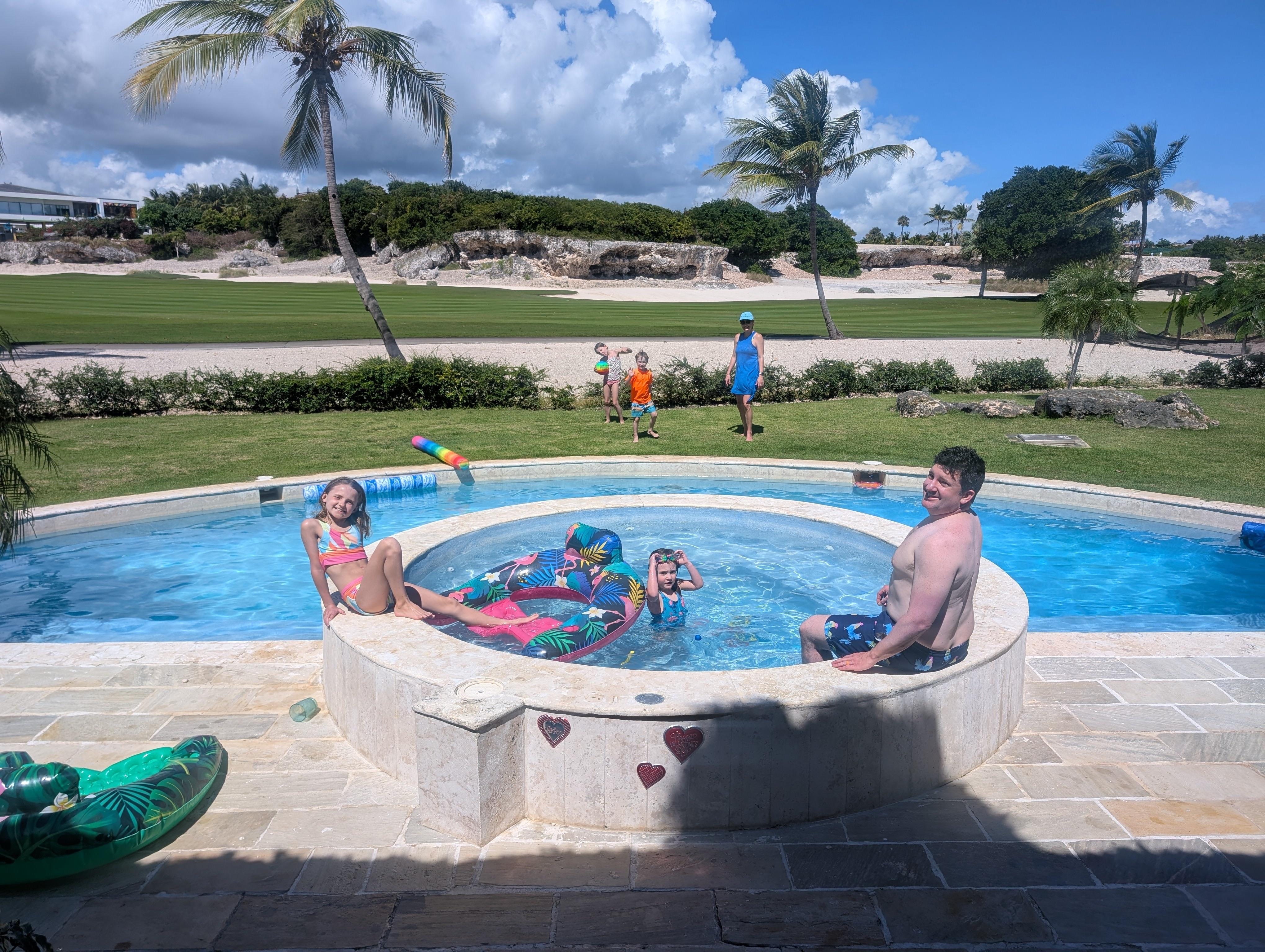 Pool fun at Villa Daniela