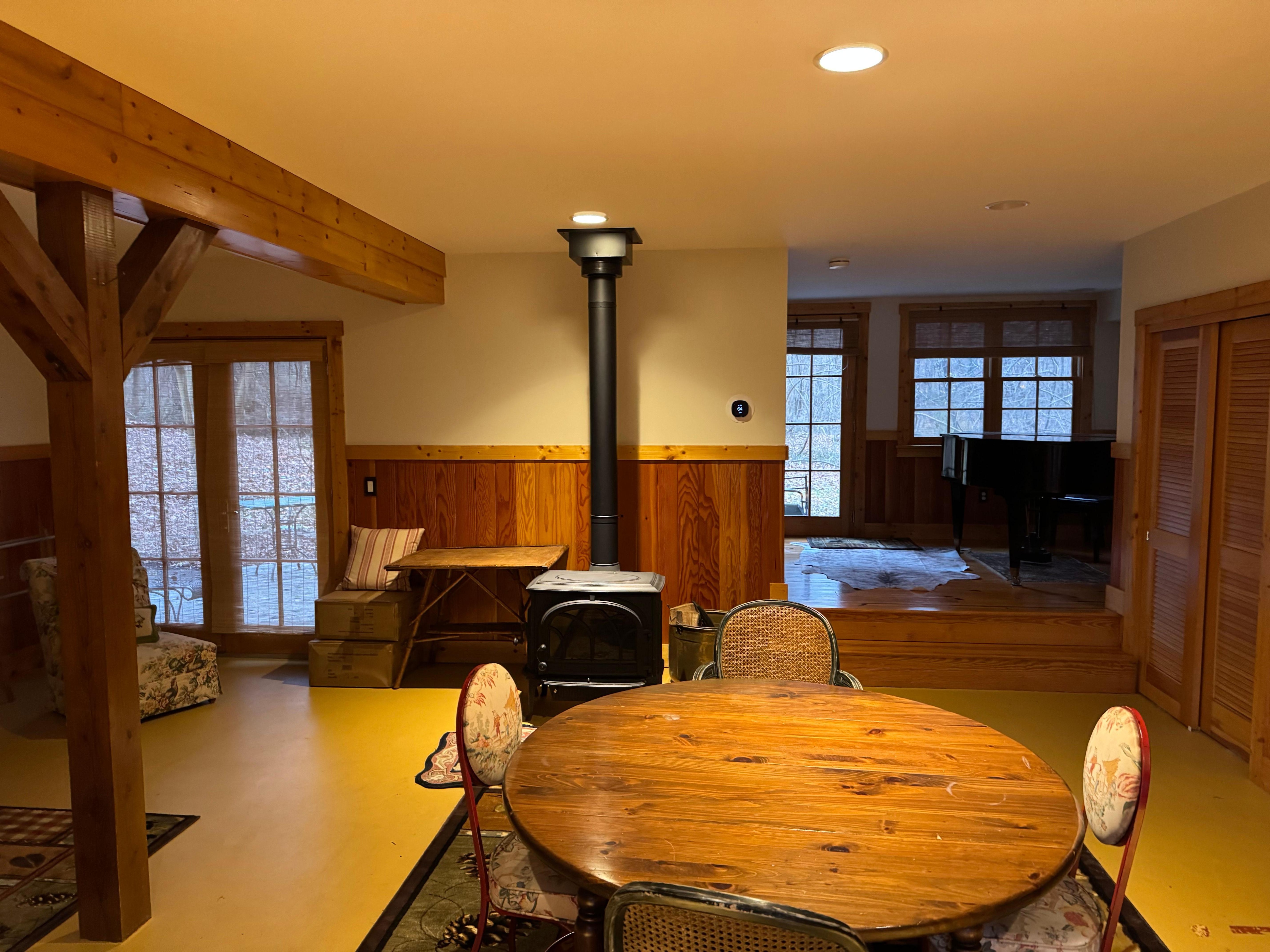 Main room of cottage 