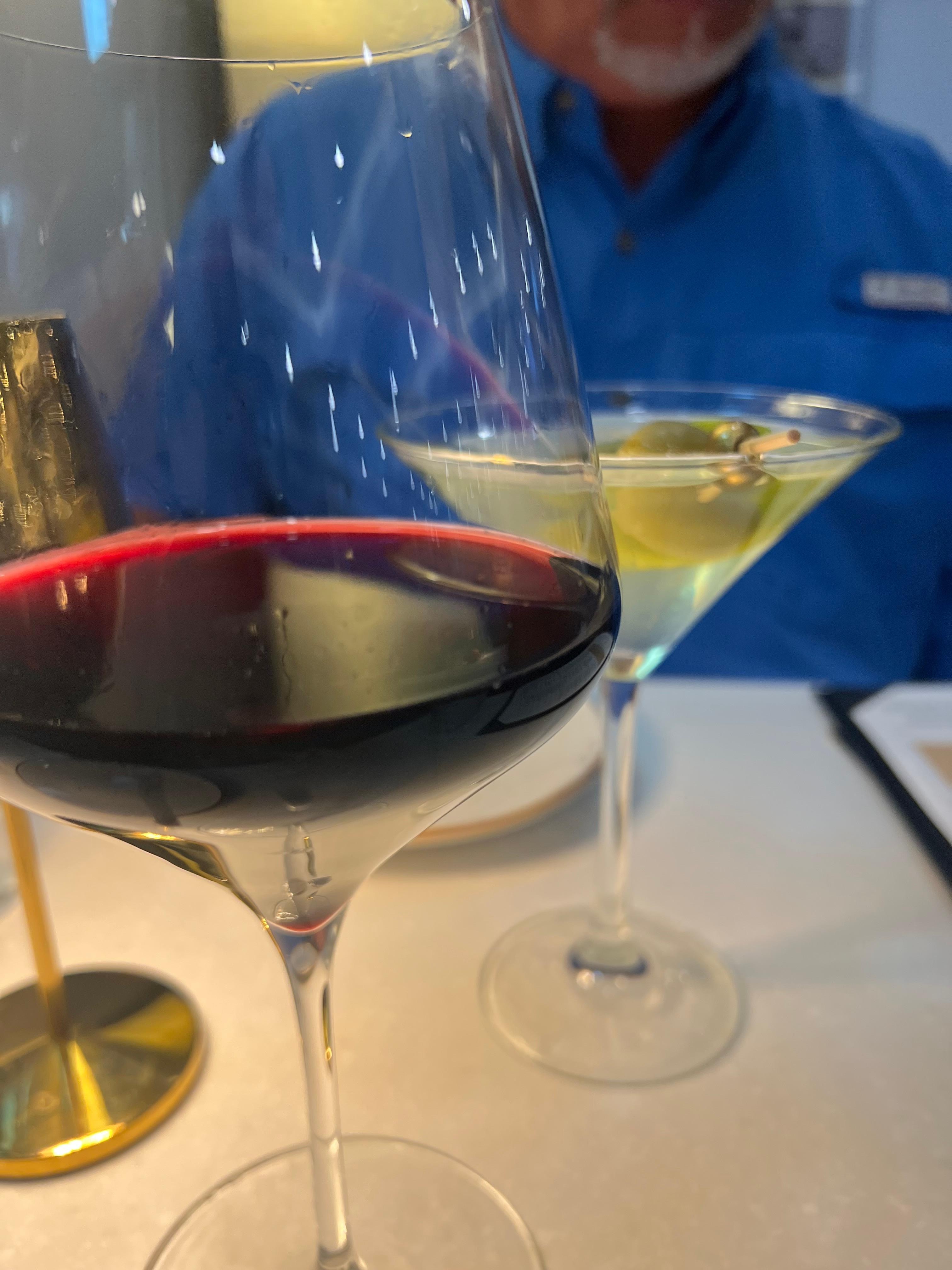 Wine at Legno across the street from condo.  Their lasagna and clam linguini were CHEFS KISS!  