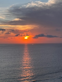 Sunset from the balcony