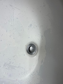 glazing deterioration in sink - makes it look dirty