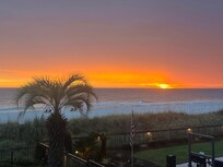 Sunset from the balcony