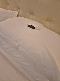 Boðin velkomin með súkkulaði a kodda