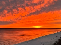Sunset from the balcony.