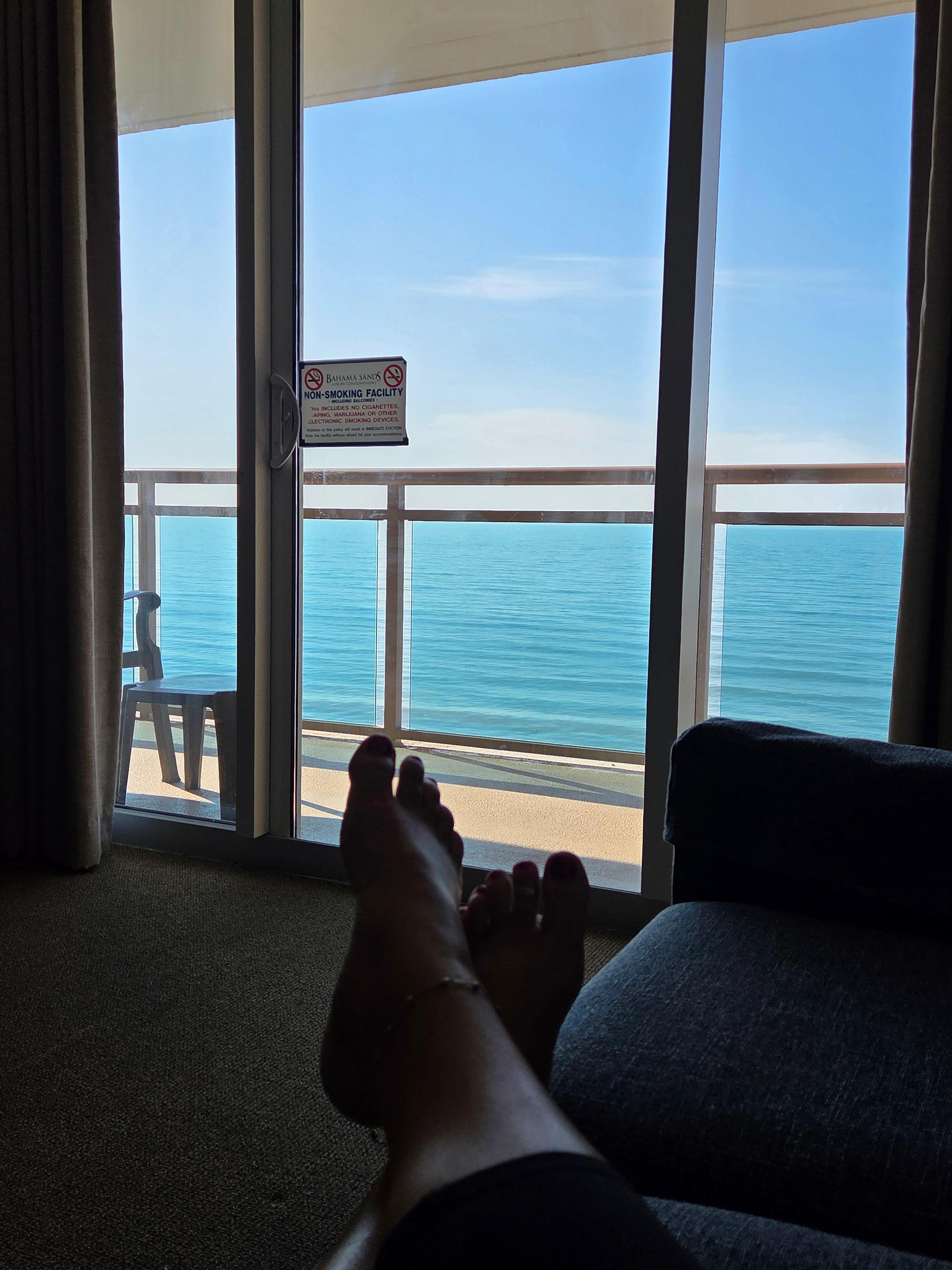 View from couch