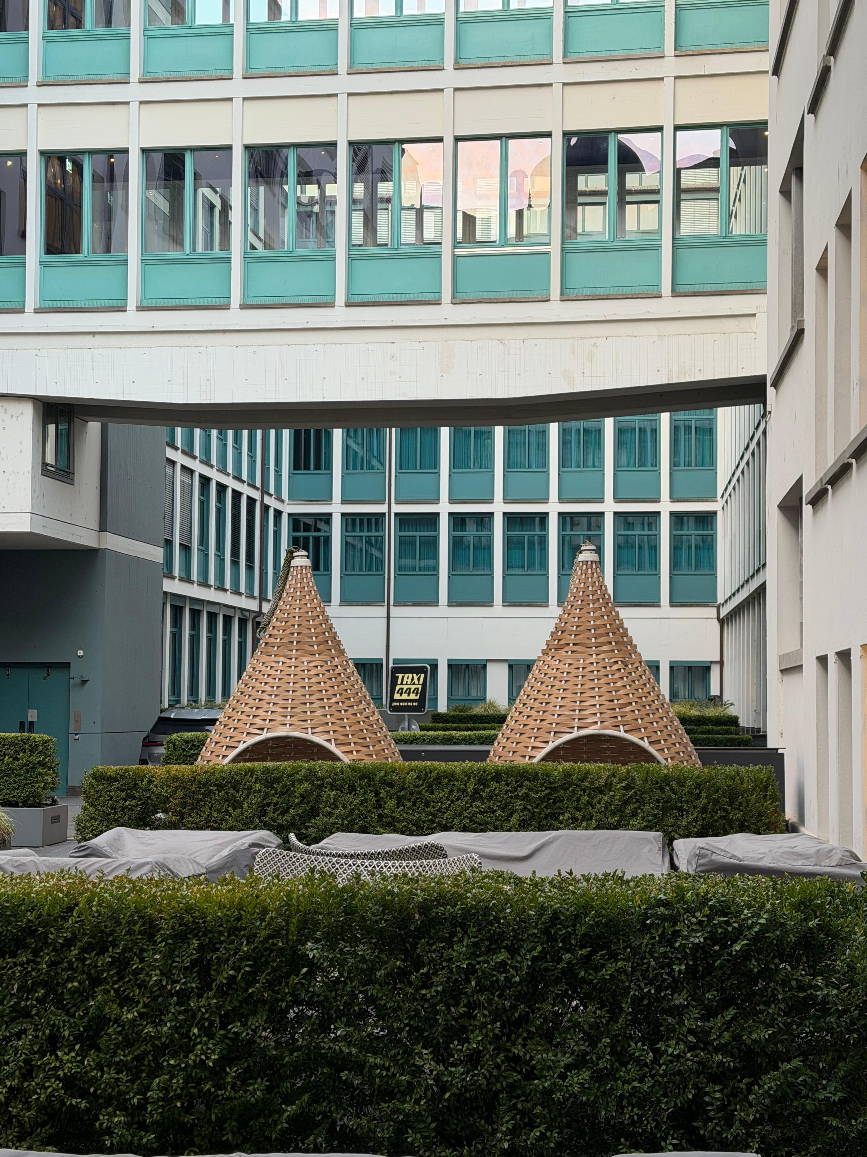 Nice place to sip coffee after a day walk