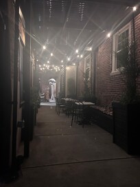 Private patio that was accessible from our room.