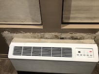 AC Unit in my room. My TV didn’t work in 1st room so they moved me and said they are fully booked so wouldn’t be able to keep moving around. Thank God it was only 2 nites.
**Clearly, I DO NOT RECOMMEND The Gallivant Hotel, Times Square!!