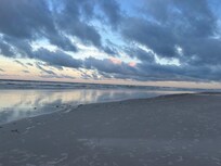 Beach on our first evening.