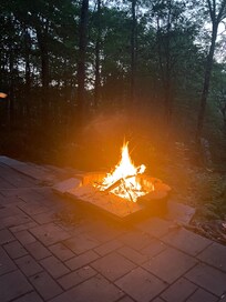Getting ready for s’mores!