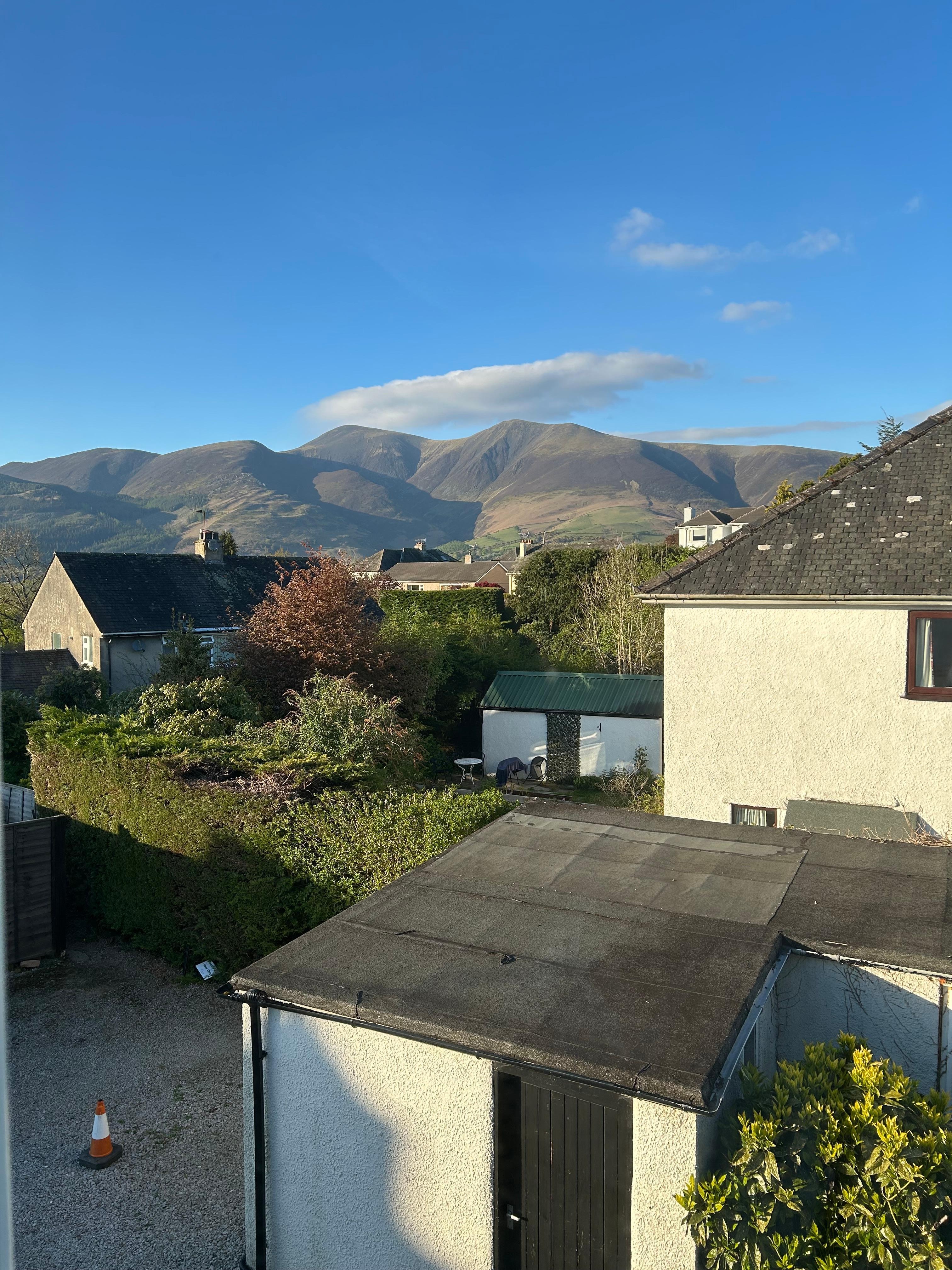 View from Hotel bedroom window