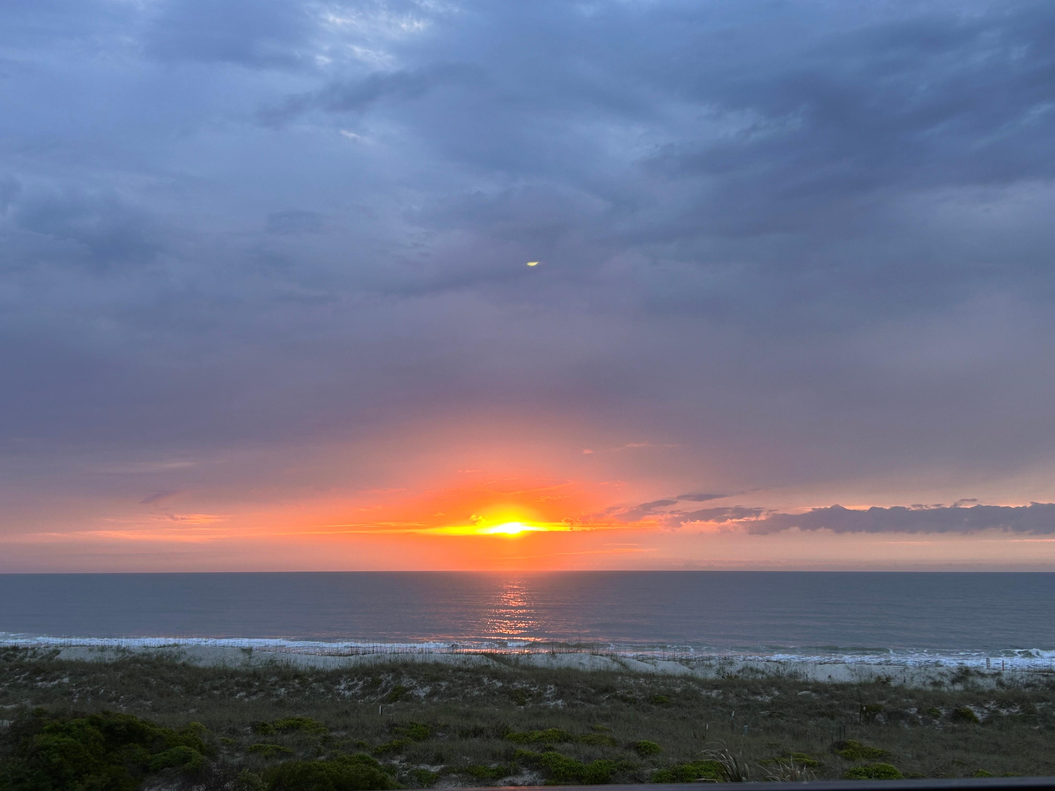 Sunrise from balcony 