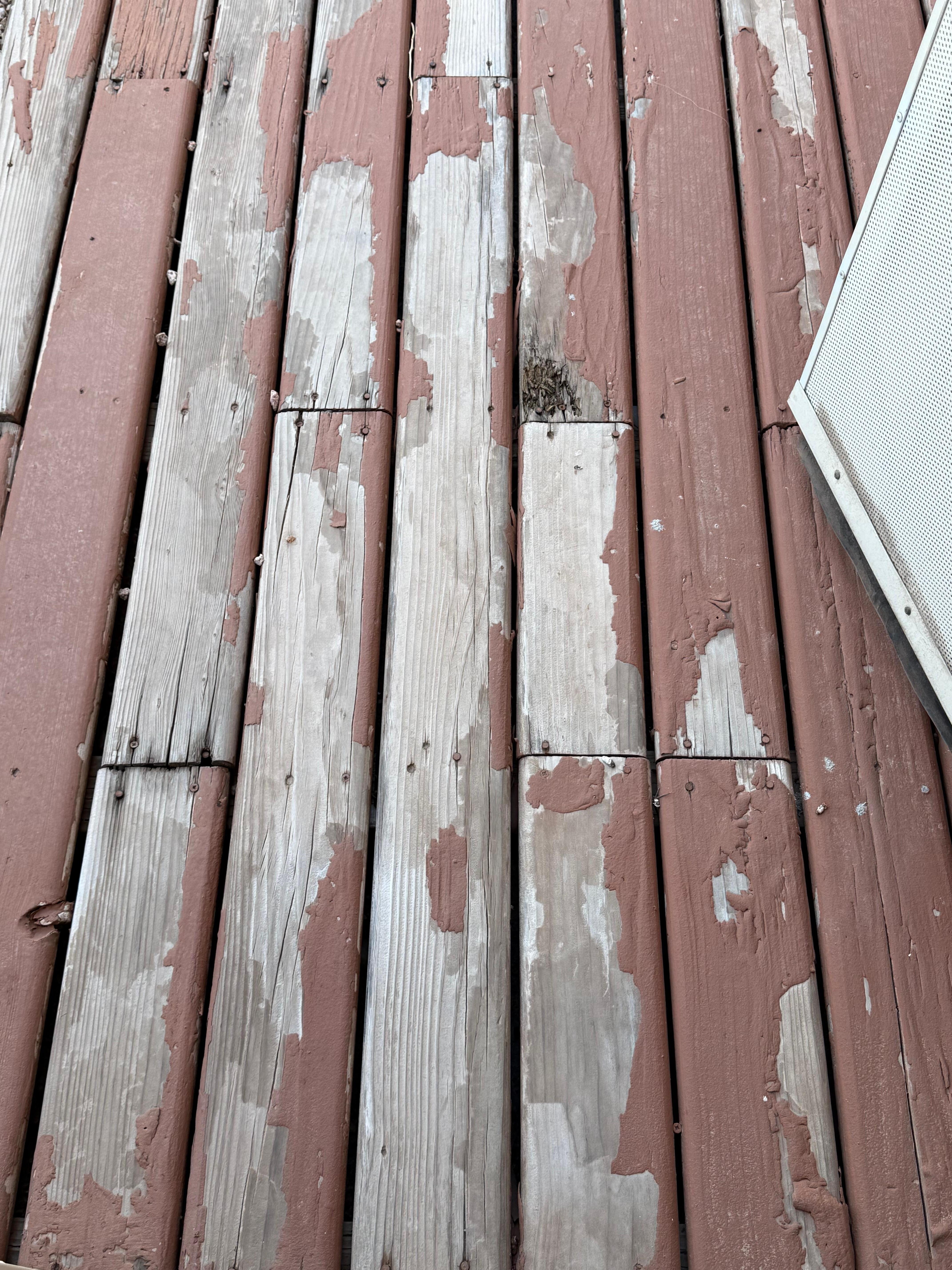 Master bedroom deck