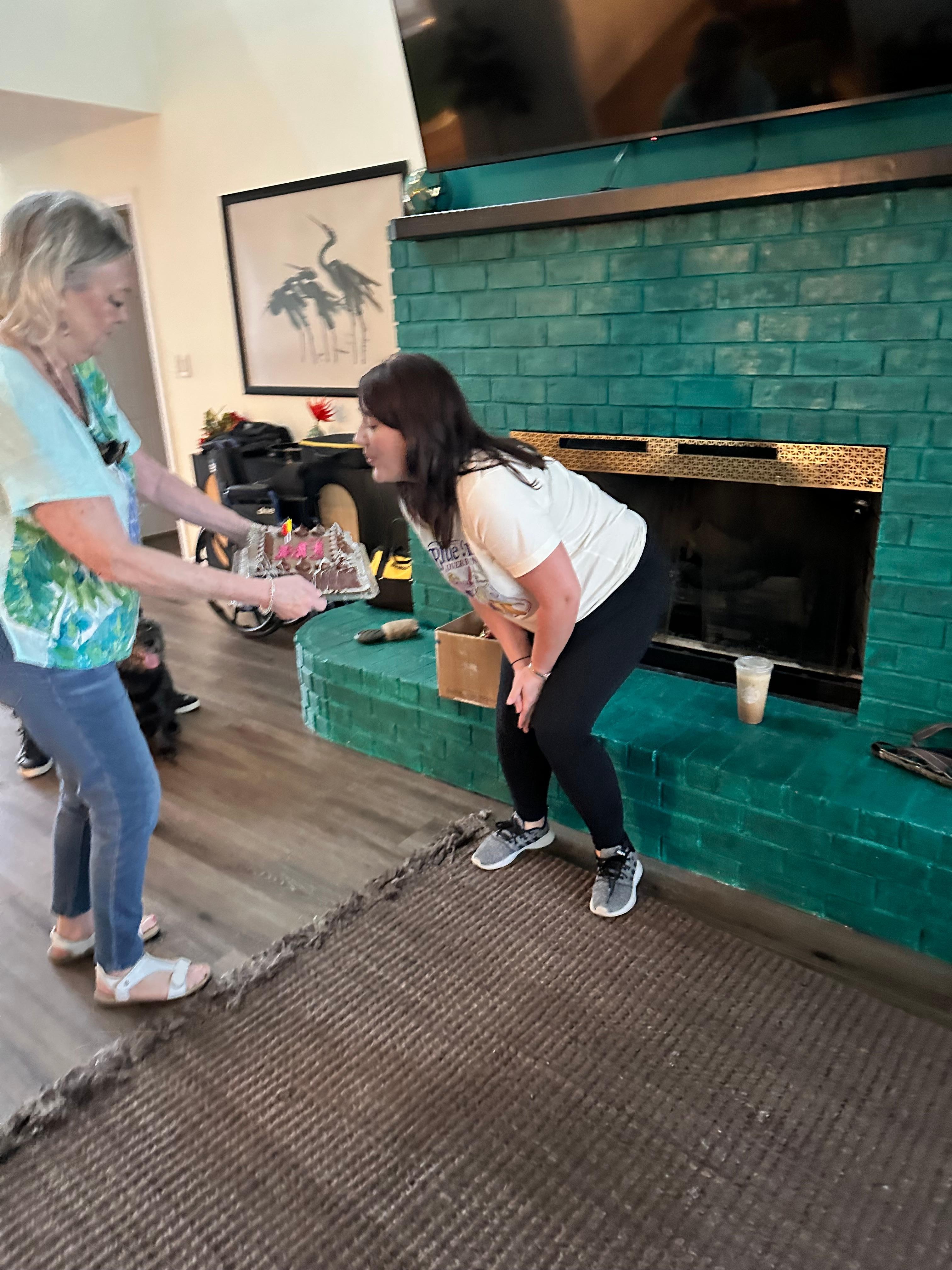 We celebrated our daughter’s birthday with the whole family!