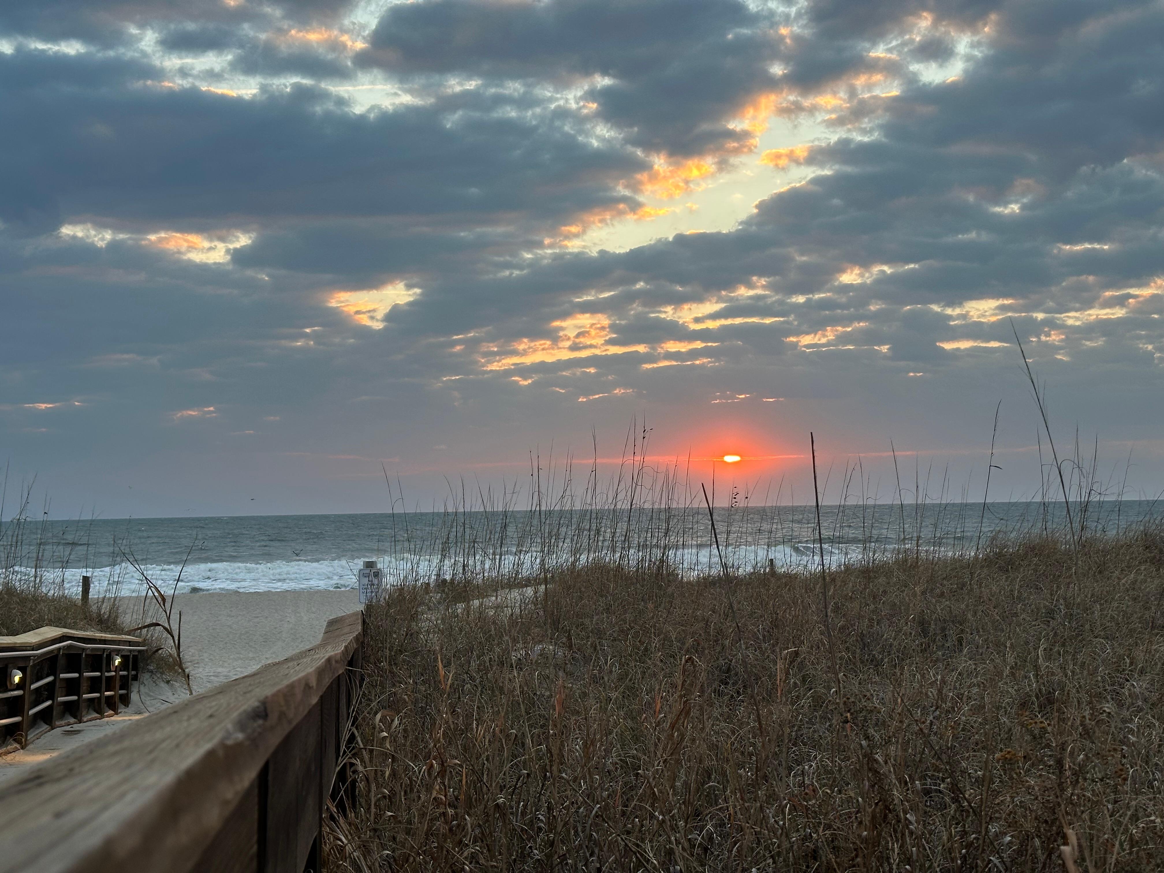 Even when it was mostly cloudy the views are excellent. 
