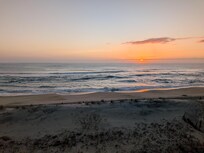 Sunrise from the balcony.