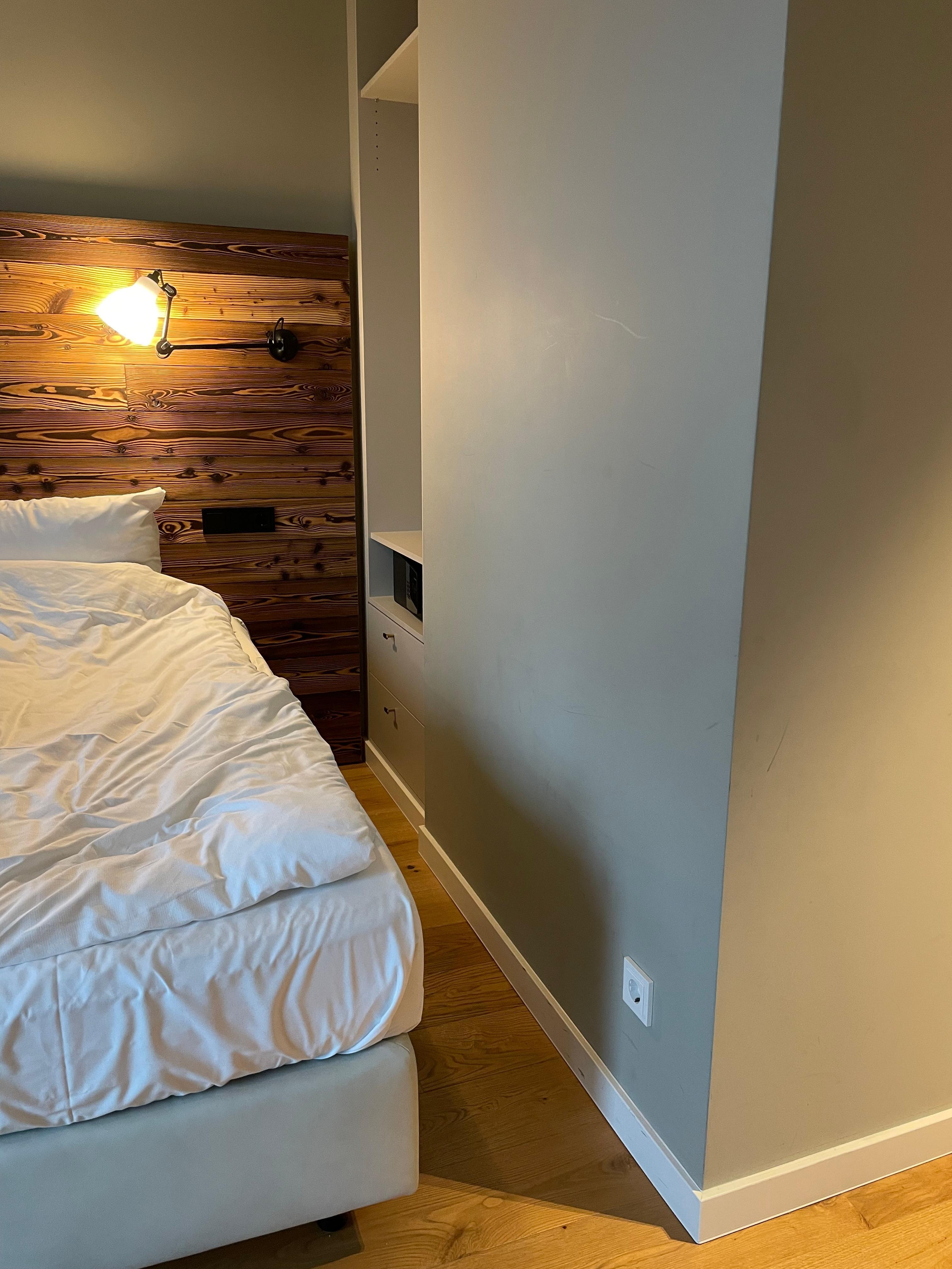 Trångt komma i säng