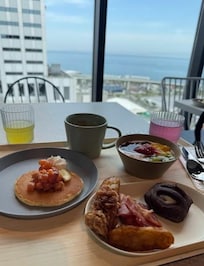Breakfast selection was great and another wonderful view.
