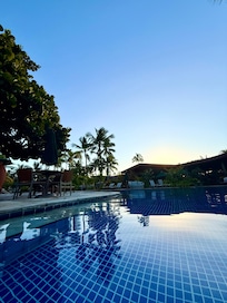 Área da piscina