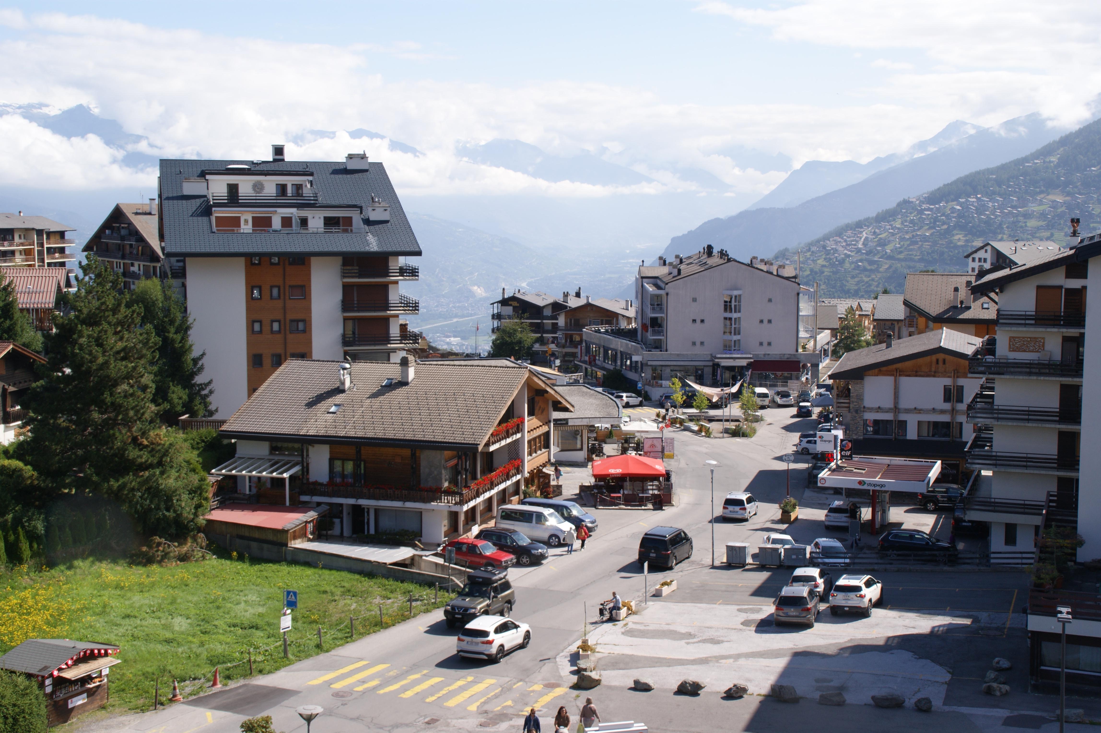Zicht vanuit de slaapkamers