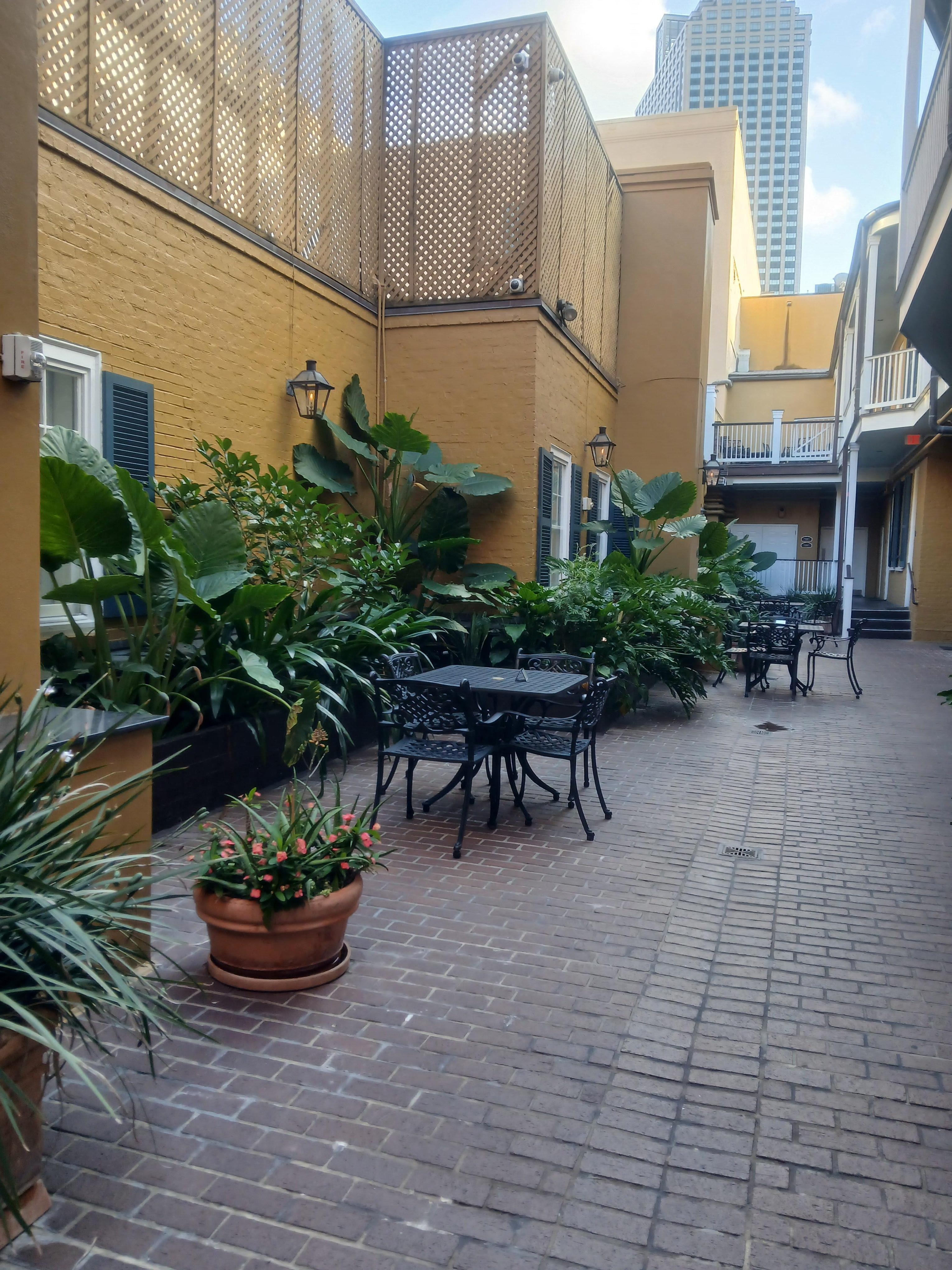 Small courtyard right outside my room
