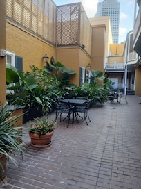 Small courtyard right outside my room