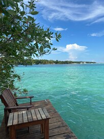 The private access to the water