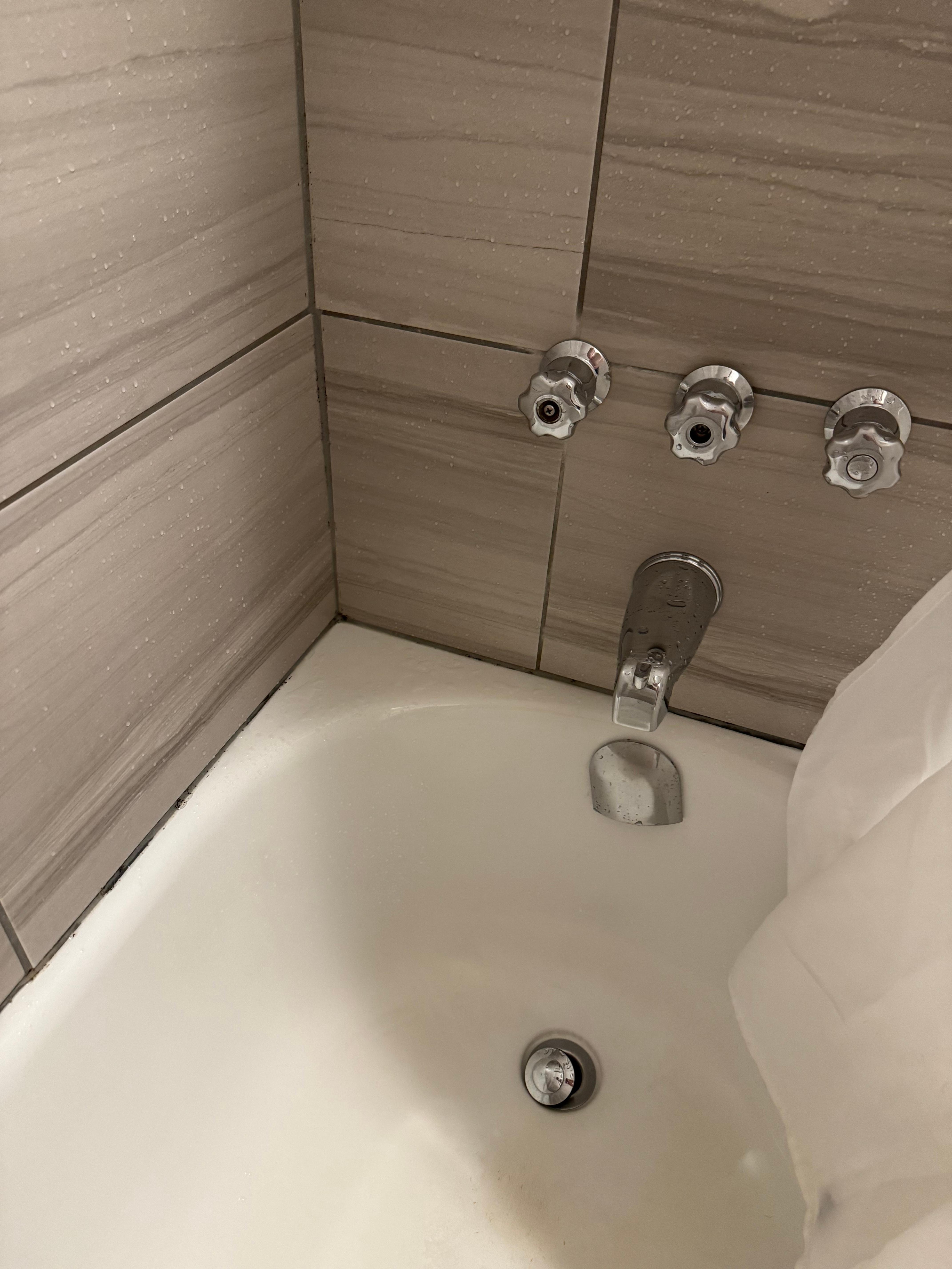 Mildew and unmarked taps