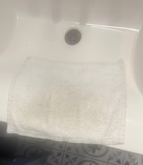 Supposedly a clean wash cloth