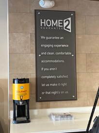 This is proudly displayed in the lobby. Management did NOT make it right.