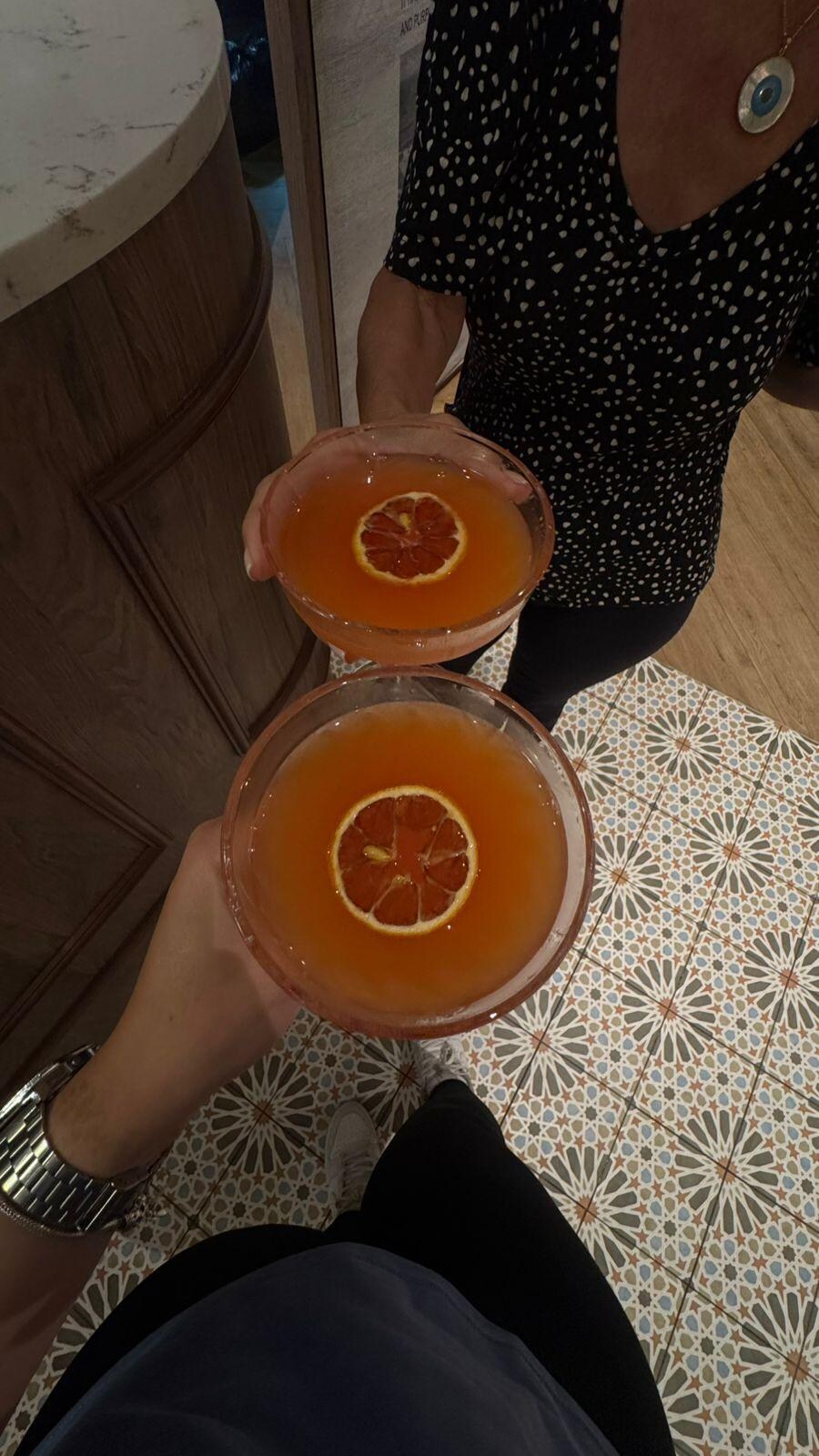 Drink maravilhoso na recepção 