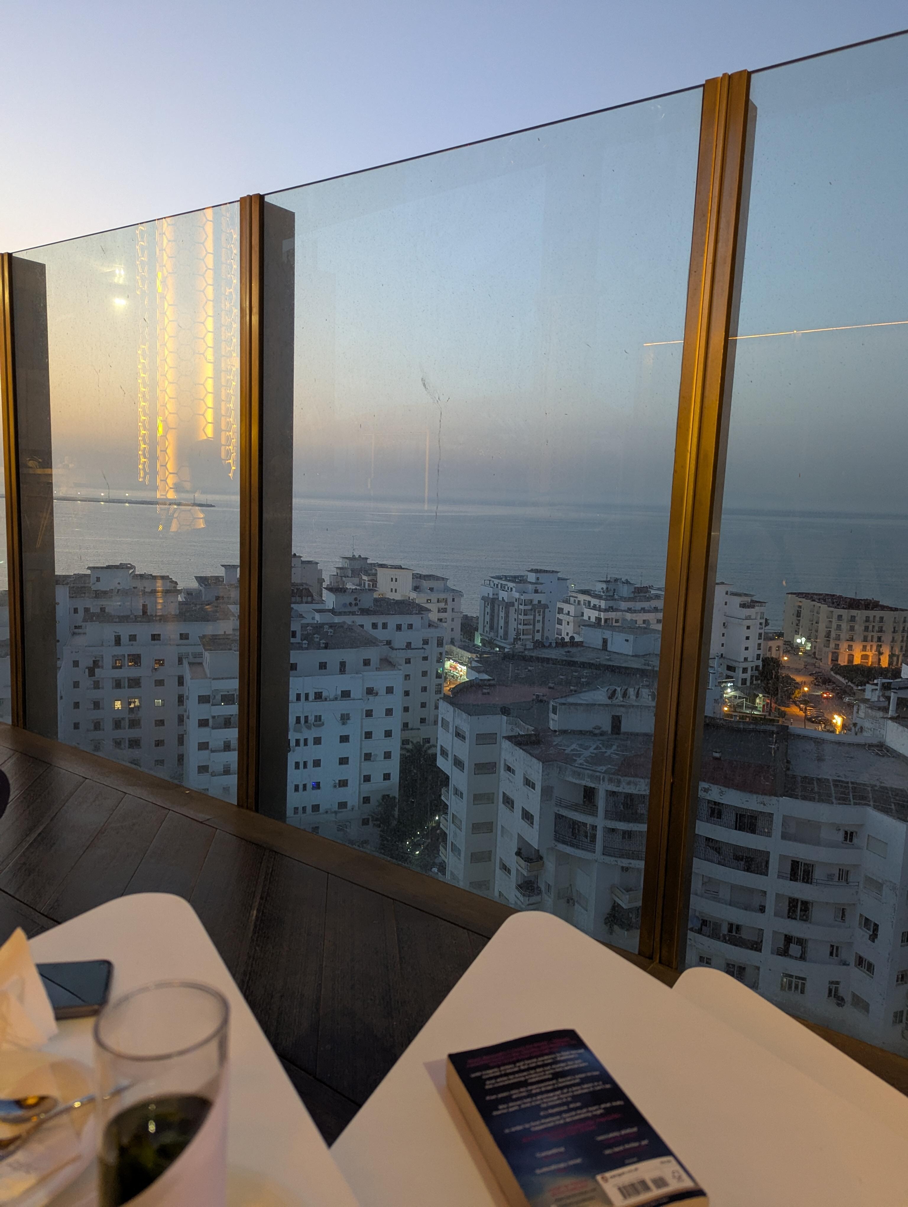 View from the rooftop terrace/bar