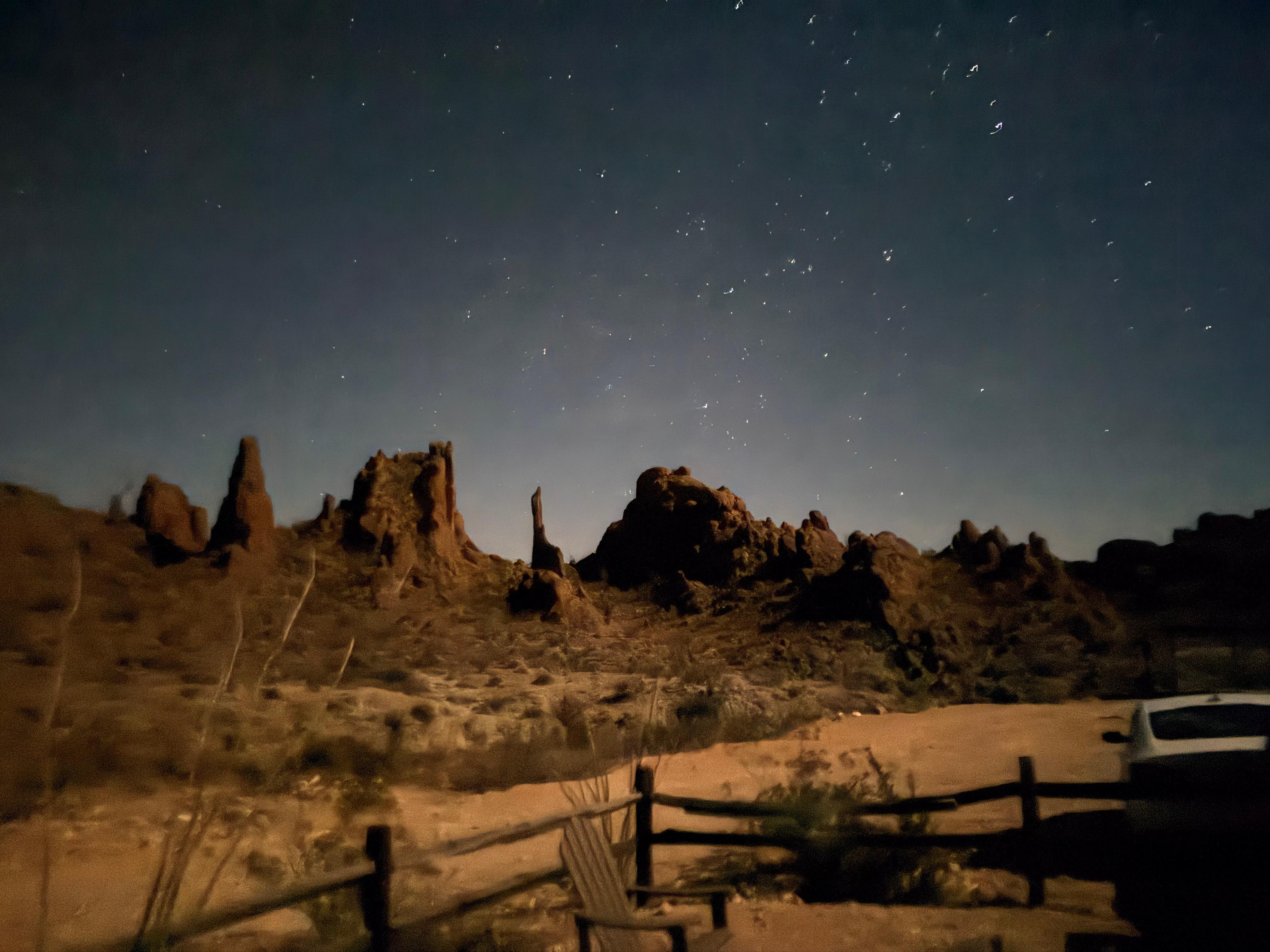 Spectacular nighttime views we had. 