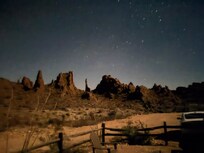 Spectacular nighttime views we had.