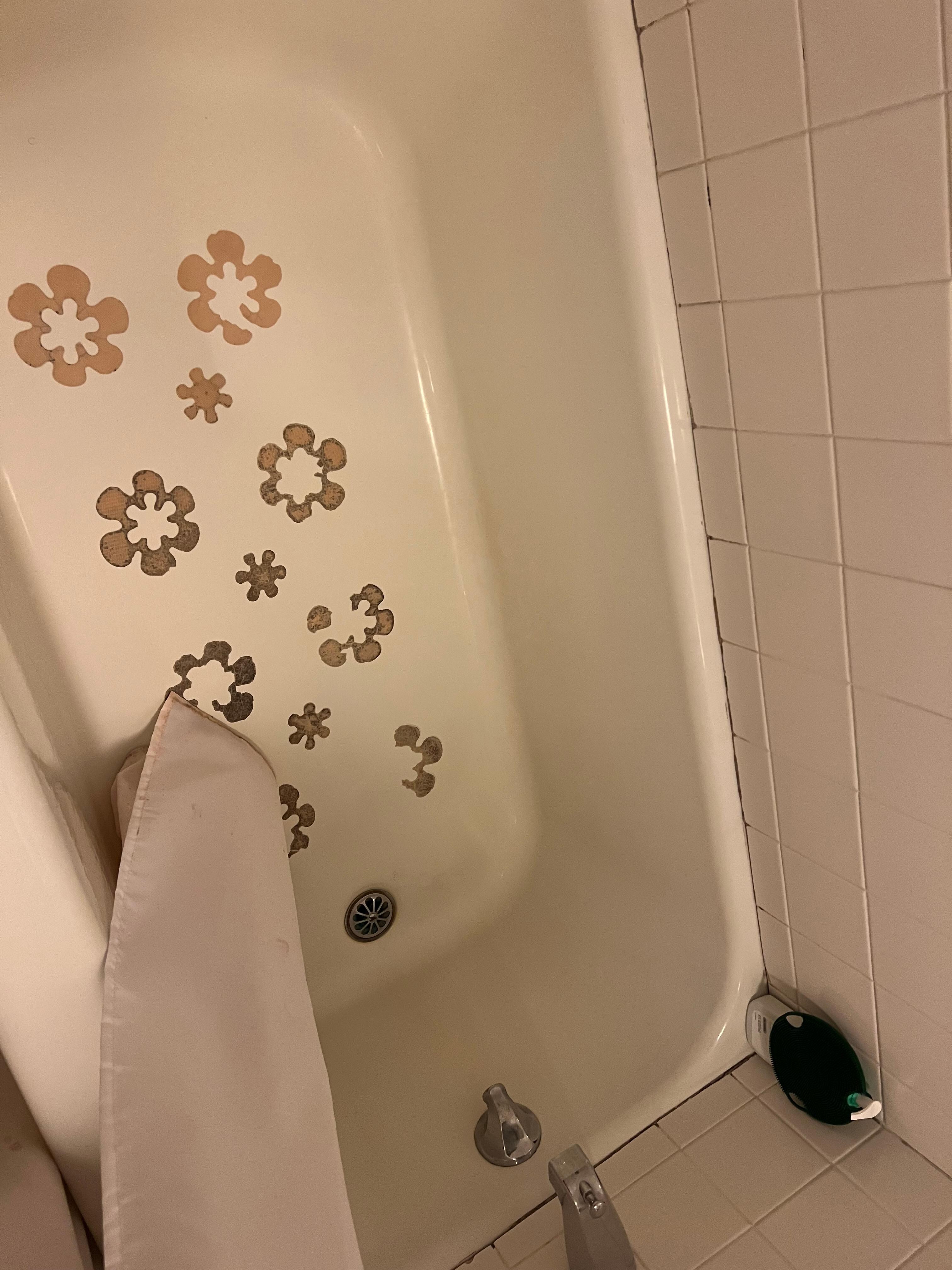 Old nasty shower/tub grippers