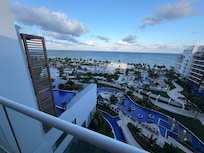 View from 8th floor opposite end of waterpark. Rooms are spacious and 8 of 10