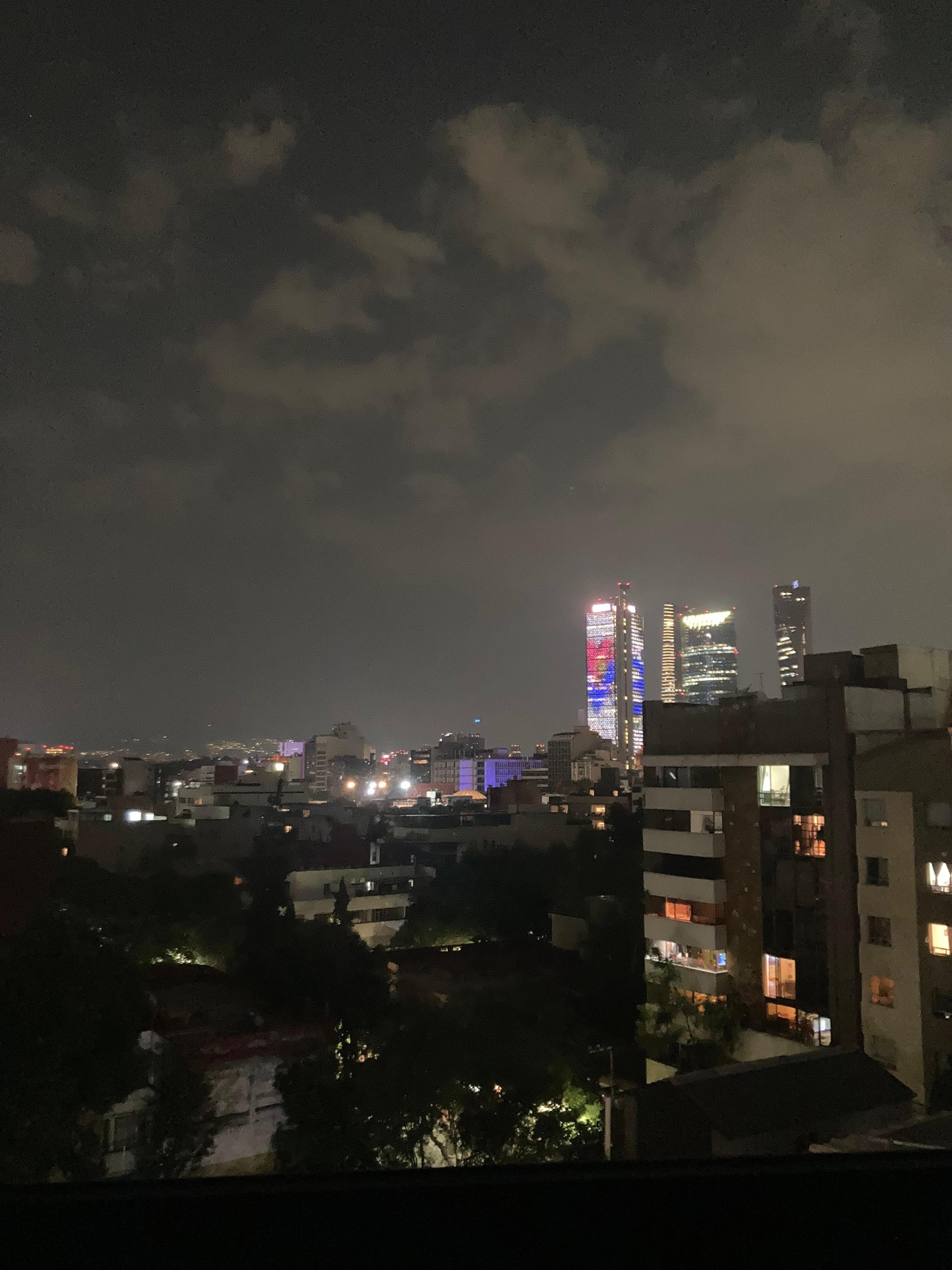 Night time from the 7th floor