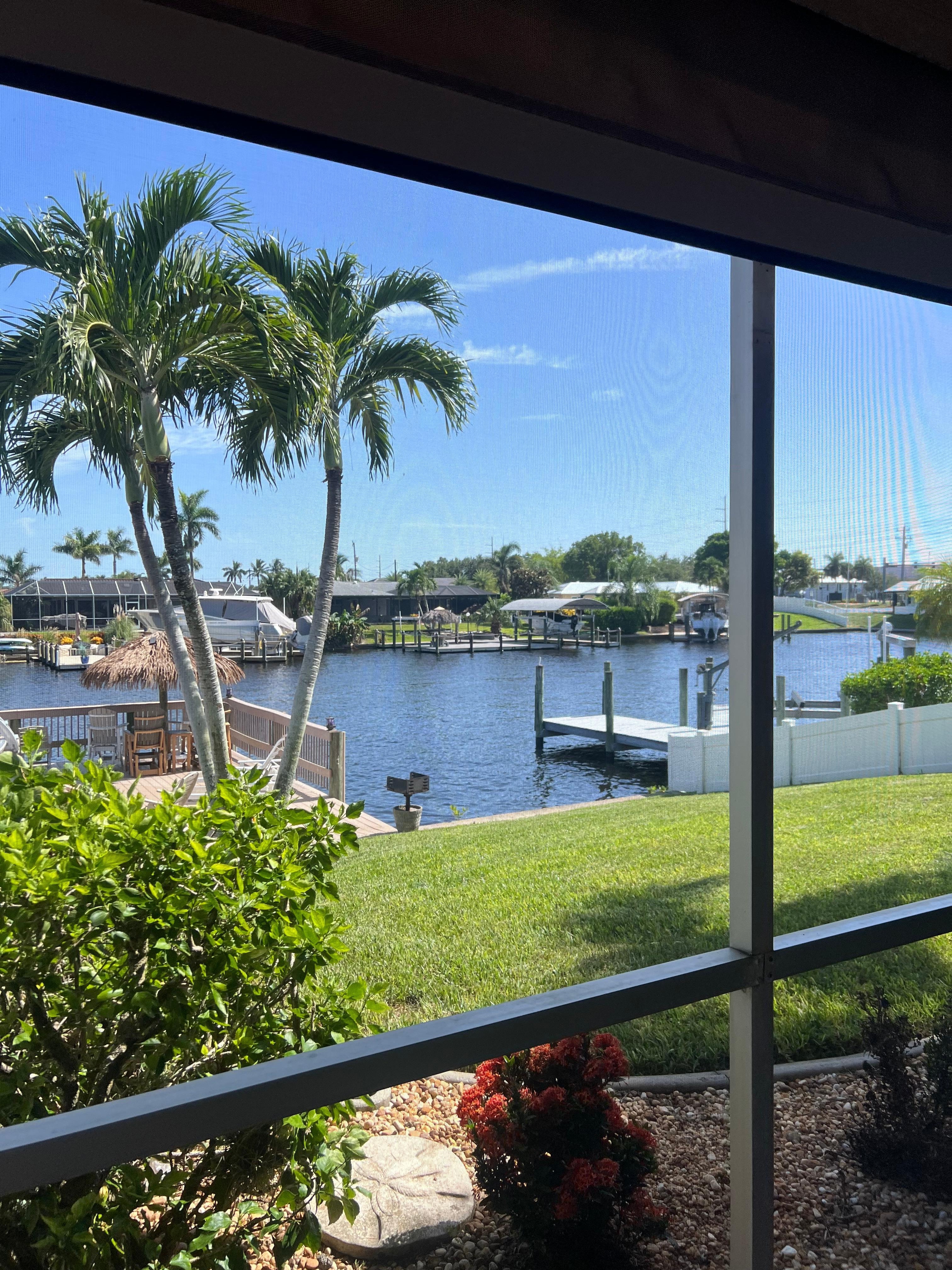 The view we enjoyed every morning when we woke up