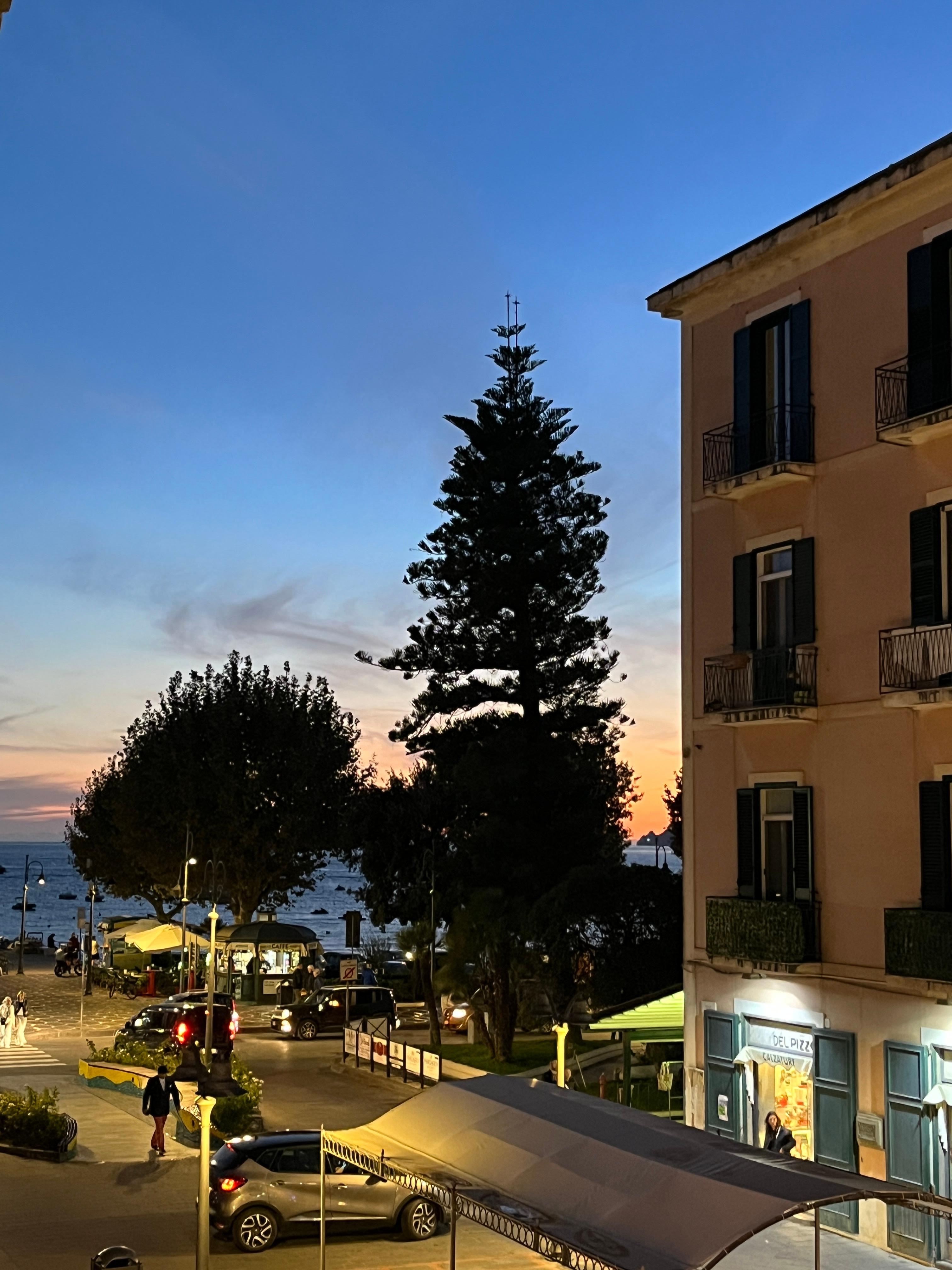 Night view from the room