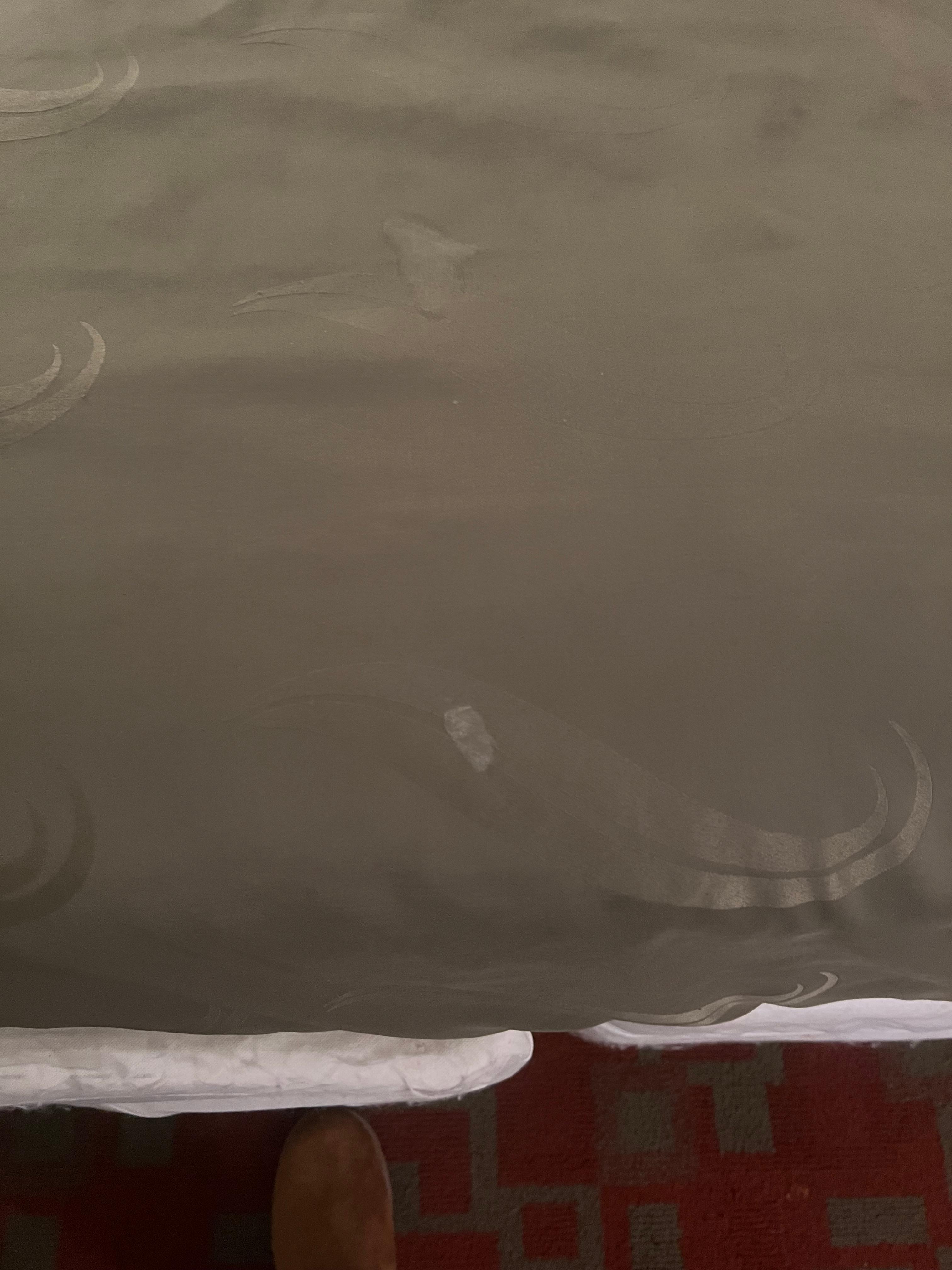 Stains were everywhere 