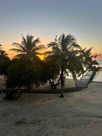 This was the view from our deck unit 621 looking out toward the Palapa in the morning