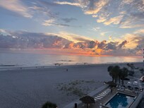 Sunset from the balcony