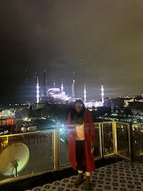 Views from the rooftop of the hotel