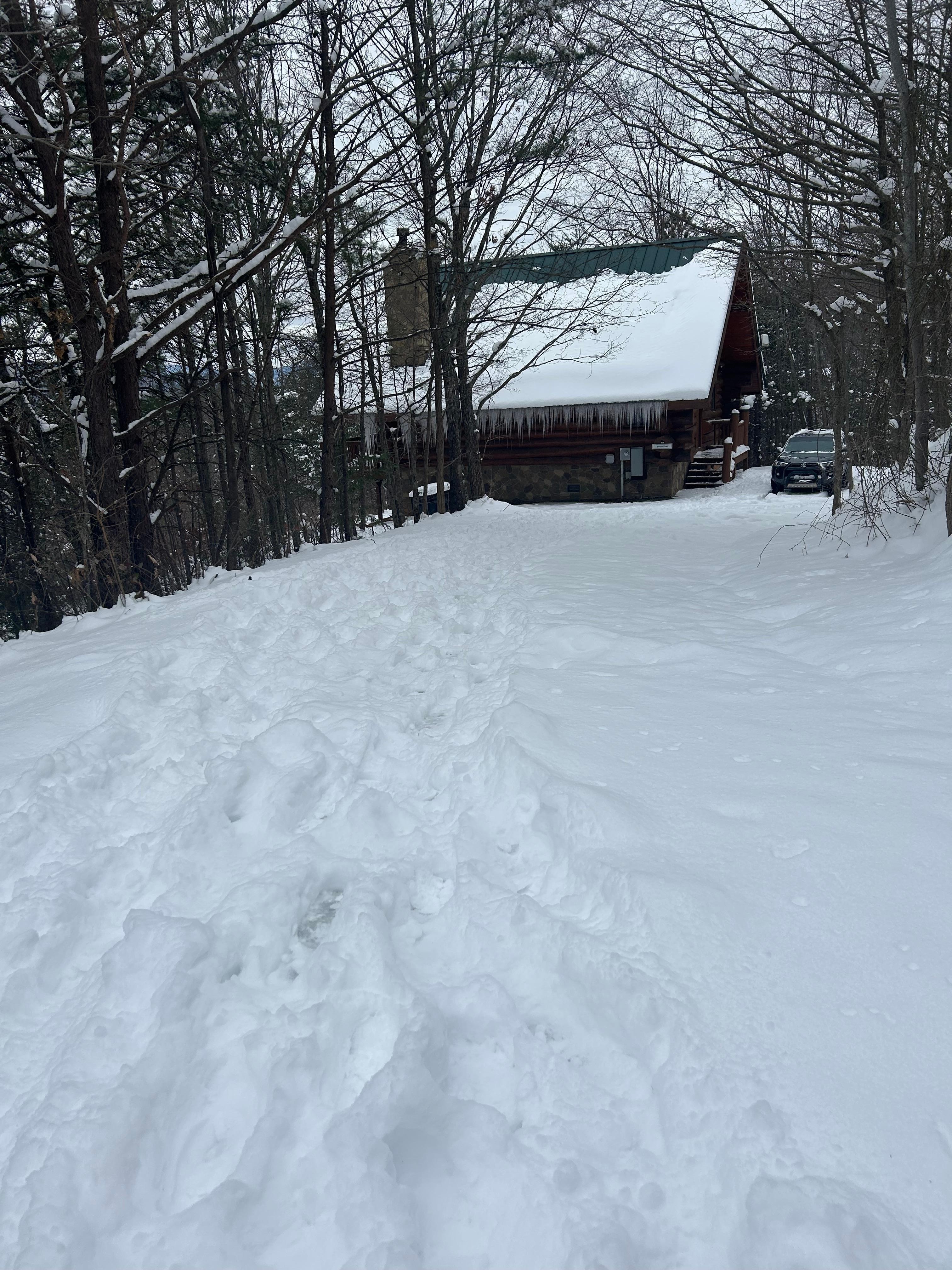 THEIR private driveway.