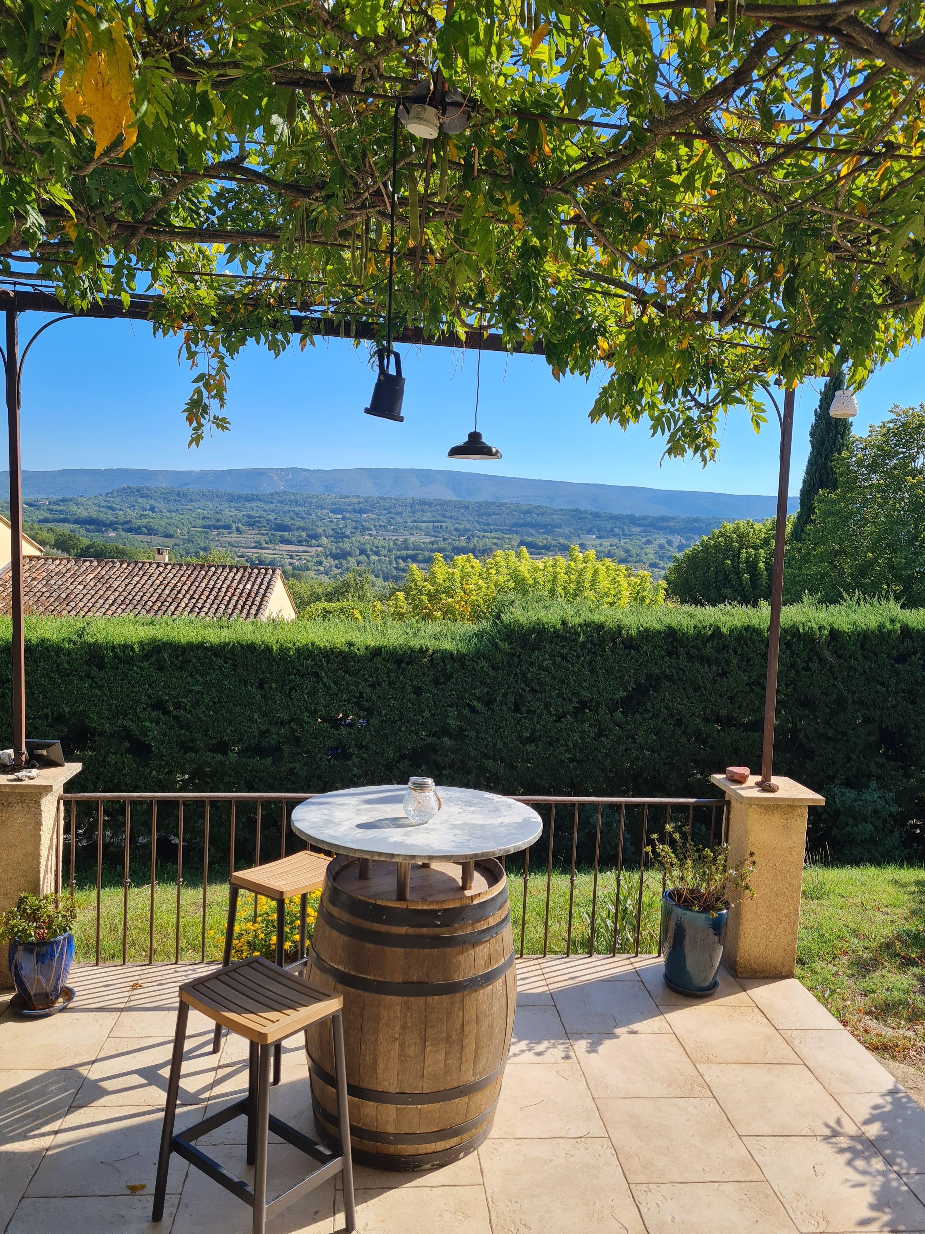 Terrasse apero sous la tonnelle 