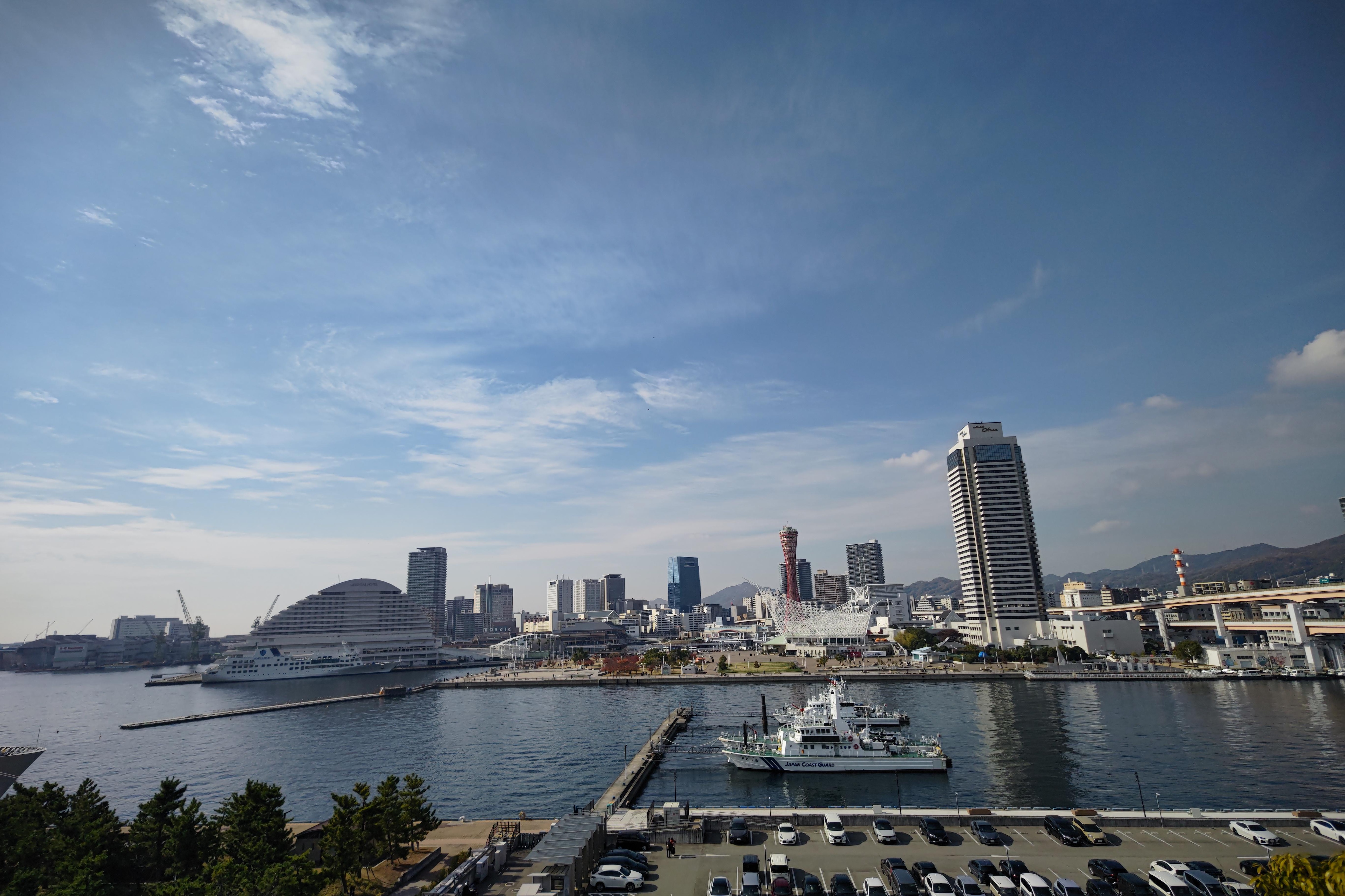 窓からの景色が神戸らしく綺麗でした。