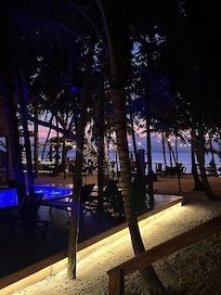 Sunset view from our room.