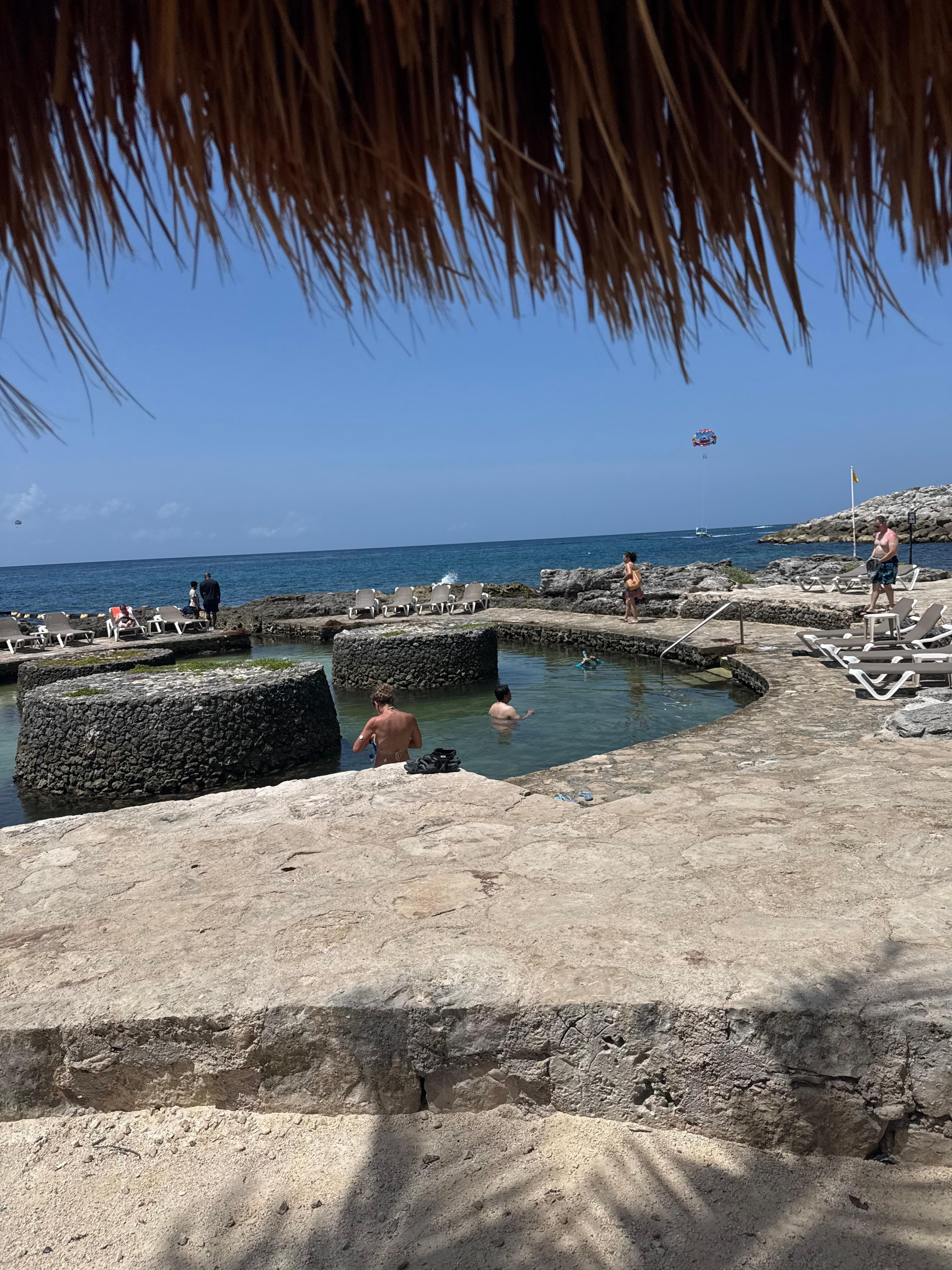Saltwater adult only tidal pool