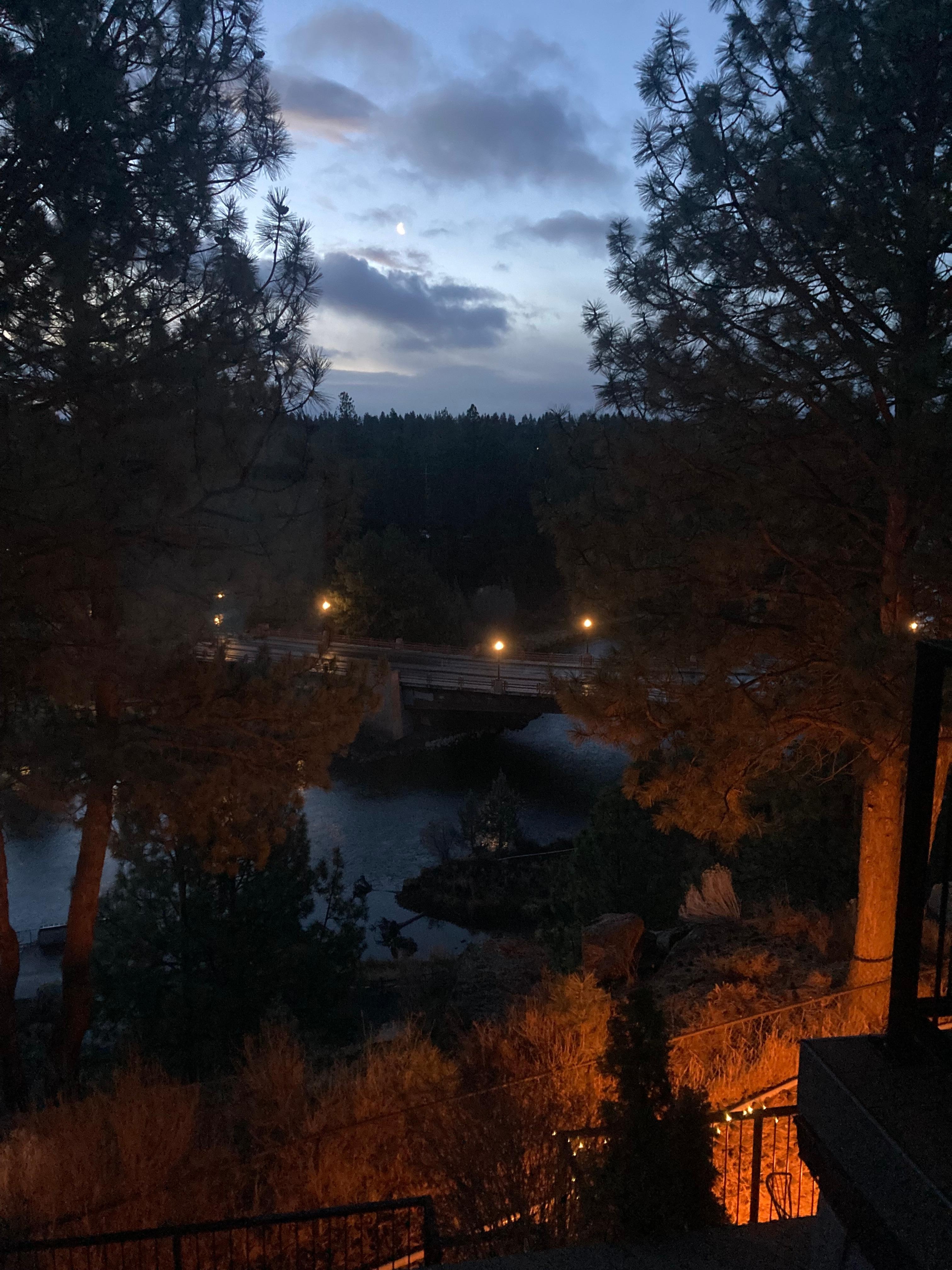 Night view from my room